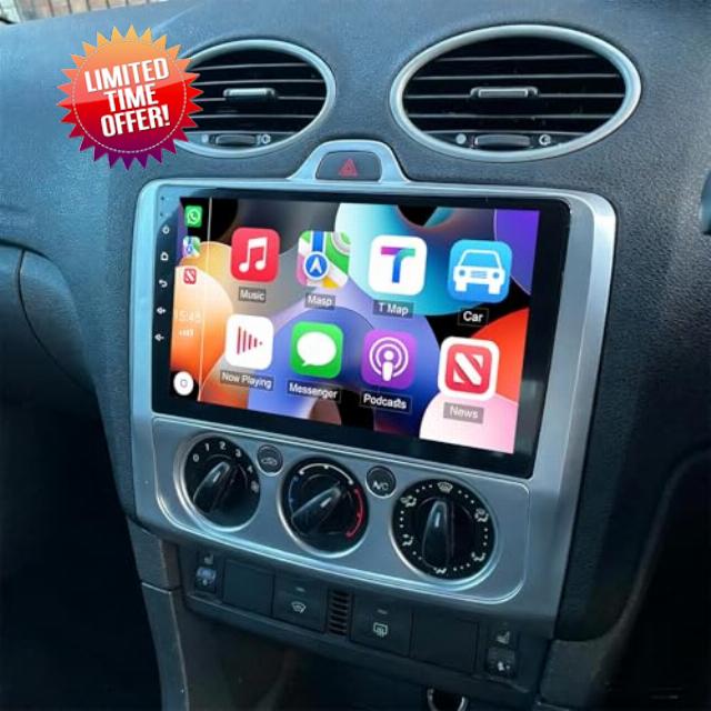 9" Radio Car Stereo for Ford Focus MK2 2004-2011 for Apple Carplay Android 13 Head Unit GPS Navi