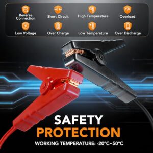 Car Starter Power Bank with Jump leads Car Accessories Jump Starte