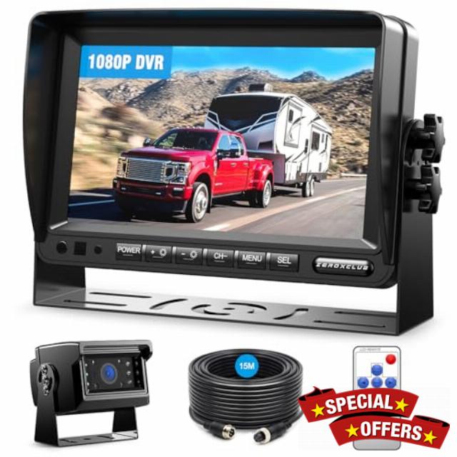 7" HD 1080P Car Reversing Camera Kit