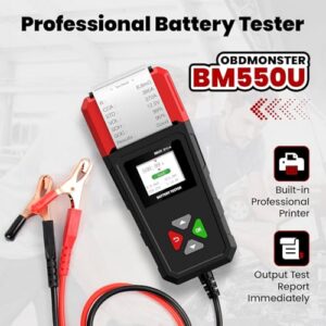 100-2000CCA Battery Load Tester for Cars Trucks SUV Motorcycle