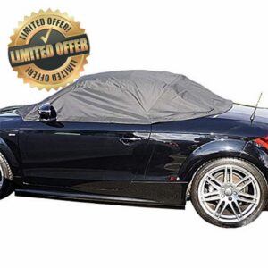 Soft Top Roof Protector Half Cover Compatible with Audi TT Convertibles (Grey