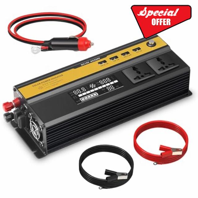 2200W Power Inverter DC 12V to AC 240V