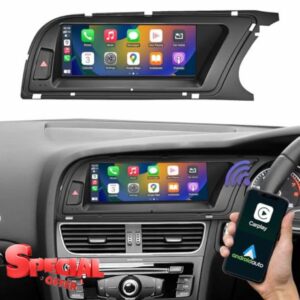 Road Top 8.9 Inch Wireless CarPlay Screen for Audi A4 2009-2015 with 2G MMI