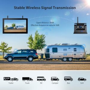 IP69K Waterproof Rear View Camera for Trailer Van Motorhome