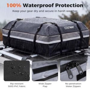 Rooftop Luggage Storage Box (Black+Gray