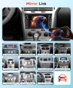 Hodozzy 7" Touch Screen Car Radio Bluetooth Mirror Link FM/RDS EQ+Reverse Camera