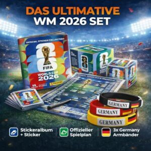 Extra 1x Match Schedule & 3x Germany Armbands (10 Packs / 70 Sticker Set) Own Brand Bundle