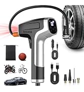 COCCKO Jump Starter Power Pack with Air Compressor, 10000mAh Peak Battery Booster,Portable Car Ju...