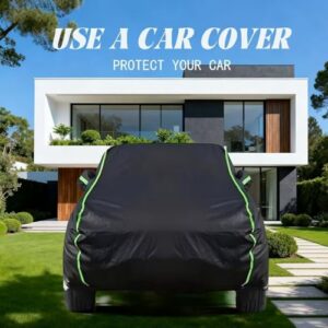 Outdoor Car Cover Waterproof Breathable All Weather Winter Snow Rain Dust UV Protection HL1213