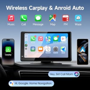 Portable Car Player with 1080P Rear Camera
