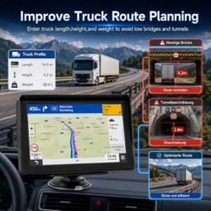 GPS Navigation for HGV/RV with Speed Camera Alerts