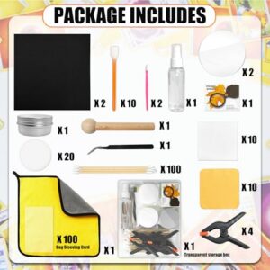 Trading Card Cleaning Kit with Fixing Jig and EVA Shaping Foam