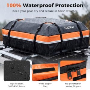 Rooftop Luggage Storage Box (Black+Orange