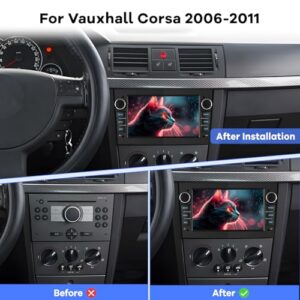 Android CarPlay Corsa Stereo - Wireless Car Play/Android Auto/EQ Audio/Bluetooth/SWC/7 inch Touch Scree