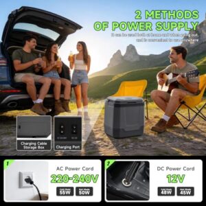 Low Noise 26dB Mini Refrigerator for RV Truck Boat Outdoor Trips