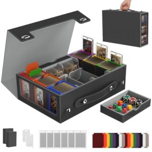 MTG Commander Deck Box with Display&Cube Tray