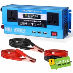 2000W Car Power Inverter DC 12V/24V to AC 220V