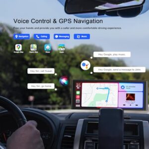 9.26" Portable Car Tablet with Backup Camera