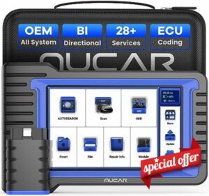 MUCAR VO7 Customize Hidden Free Advanced ECU Coding + Bidirectional Controll Car Diagnostic Tool