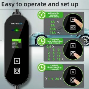 Type 2 Charging EV Charger with LED Display