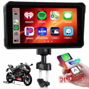 Motorcycle Carplay Screen with Bluetooth