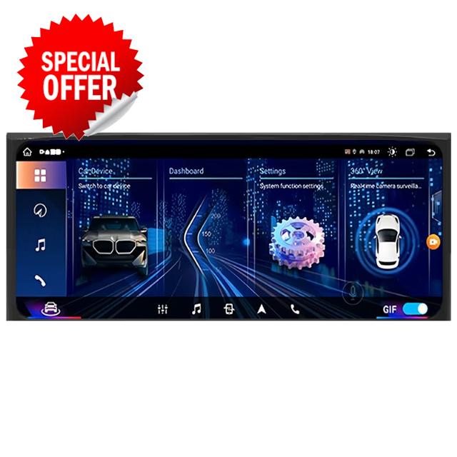 Android 14 Double Din Car Stereo touch screen car stereo For Land Rover Range 2002-2012 with Bluetooth GPS Navigation WiFi FM Radio USB/SWC/Plug and Play Support C N400 Pro 12.3 8 Core 4G+Wifi 4+64GB