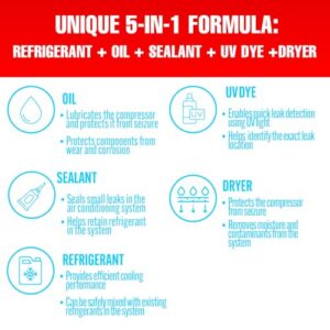 UV Dye and Desiccant – Protects the Compresso