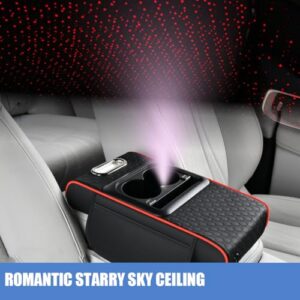 5-In-1 Car Armrest Cushion with Charging Ports