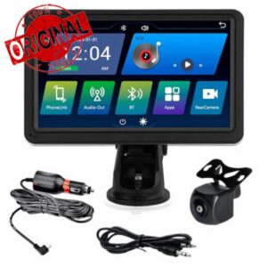 Simply Auto 7 Inch Smart In-Car Display with Rear View Camera – Wireless Apple CarPlay & Android Auto