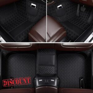 Custom 3D Leather Mats for RHD Jaguar XE/XF/XJ/XJL/E-Pace/F-Pace/I-Pace/F-Type (2003-2025) - Logo/Image Customization
