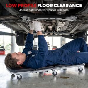Low Profile Under Car Cart with Thick Pad for Auto Repair Shop