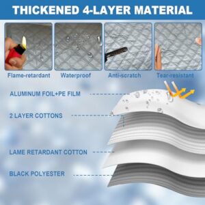Foldable Thermal Silver Wrap Windshield Cover Anti Sun Snow Fros
