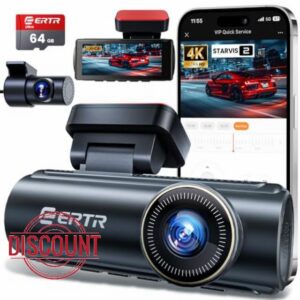 4K Dash Cam Front and Rear