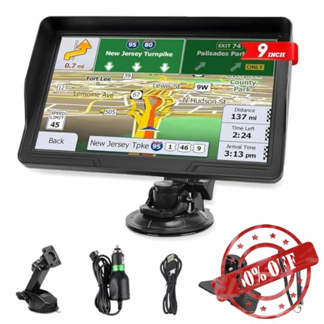 9 Inch Sat Nav for Cars and Trucks