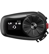Sena SMH5-10 SMH5 Bluetooth Motorcycle Scooter Communication System, Black, Single Pack (2021)