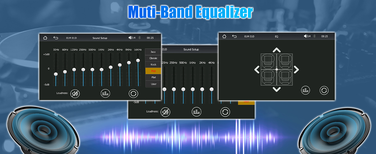 a screenshot of the multi - band equalizer
