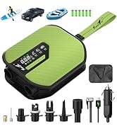 TowerTop Electric Paddle Board Pump: 10500mAh Rechargeable Car/SUP Pump, 50PSI Paddleboard Pump, ...