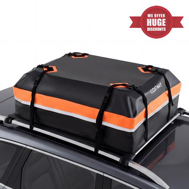 COSTWAY 15/21 Cubic Feet Car Roof Bag