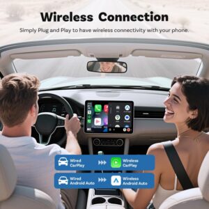 2-in-1 Mini USB Design with Fast Stable Connection Car Play for Apple iOS 10+