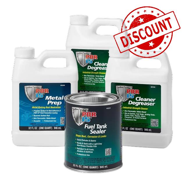 Professional Fuel Car Tank Sealer Repair Kit (18 Gallon Tank)