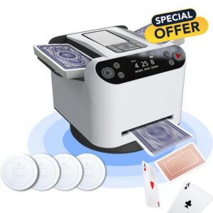 2-in-1 Automatic Card Shuffler & Dealer