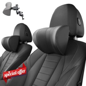 Adjustable U-Shaped Car Headrest Pillow
