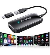 OTTOCAST MINI POT 2025 New Version, Wireless CarPlay & Android Auto Adapter 2-in-1, Convert Wired...