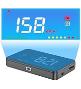 Head up display car,gps speedometer MPH AMHVMU M17 OBD2 temperature gauge overspeed alarm HUD dis...