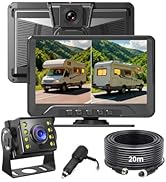 Ecoyoca 8" Wireless CarPlay Screen 4K Dual Dash Cam, Magnetic Mount 360 Rotation, Carplay & Andro...
