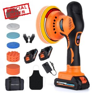 Protmex Cordless Car Buffer Polisher