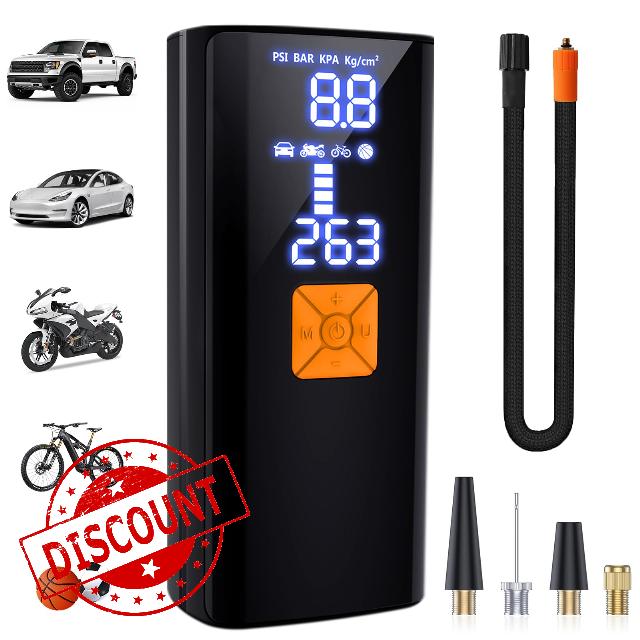 Tyre Inflator Portable Air Compressor