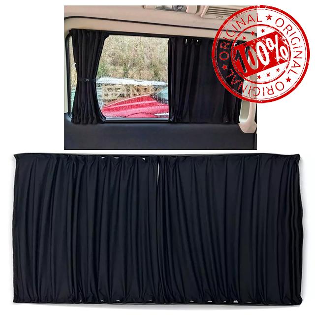 Universal Blackout Side Window Barn Blinds Curtain Fitting Kit with Straight Rails for Camper Vans