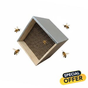 Relaxdays Bee Hotel with Pine Wood