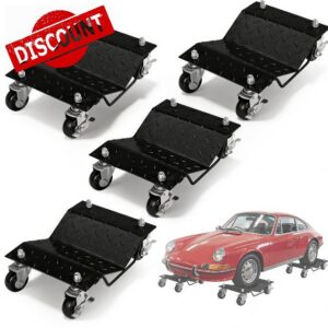 4Pcs Tire Wheel Dollies